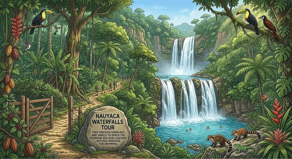 Nauyaca Waterfalls Tour